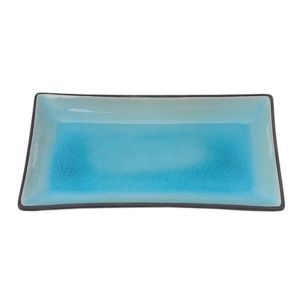 Farfurie cu aspect ceramic Tokyo Design Studio Glassy, 21,5 x 12,7 cm