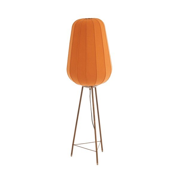 Lampadar teracotă cu abajur textil (înălțime 133 cm) Bibury – Light & Living