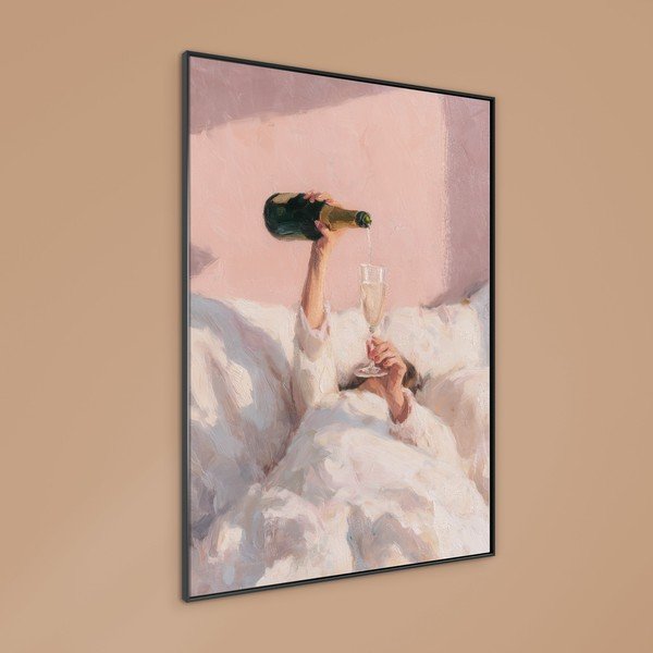 Tablou cu ramă/pe pânză imprimat 70x100 cm Lazy Sunday – Styler-image-1