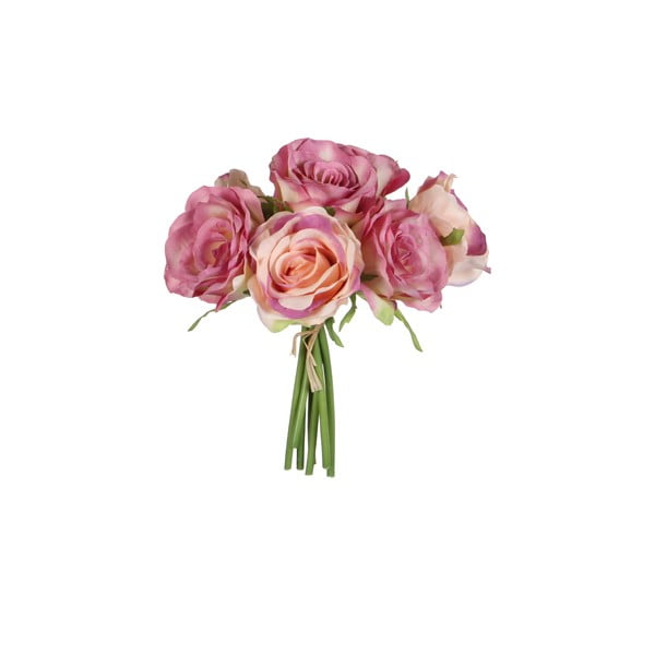 Buchet din flori artificiale Ego Dekor, trandafiri roz