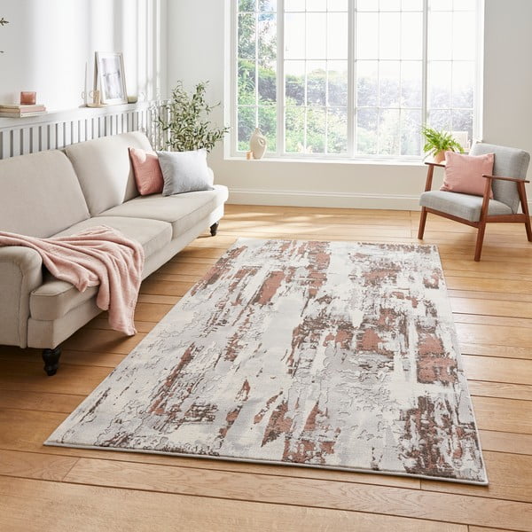 Covor roz/gri deschis 160x220 cm Apollo – Think Rugs-image-1