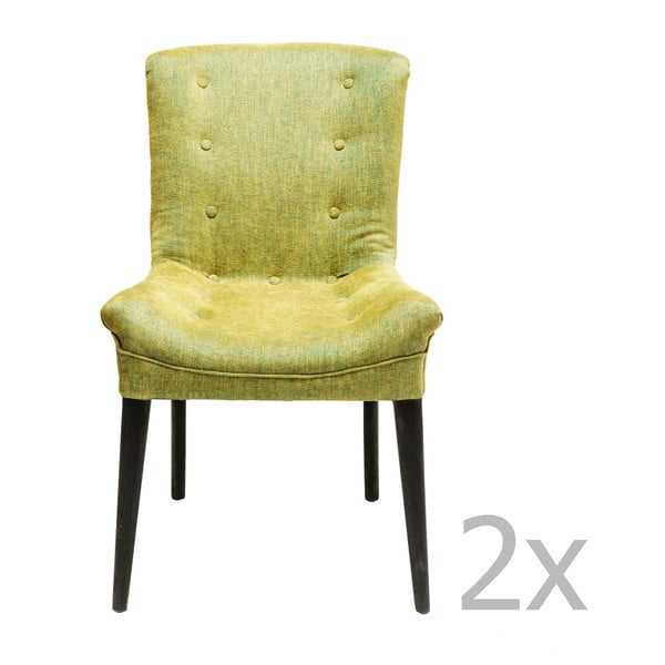 Set 2 scaune Kare Design Stay, verde închis