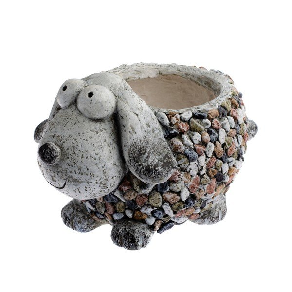 Decorațiune de grădină Dakls Garden Deco Dog With Stones