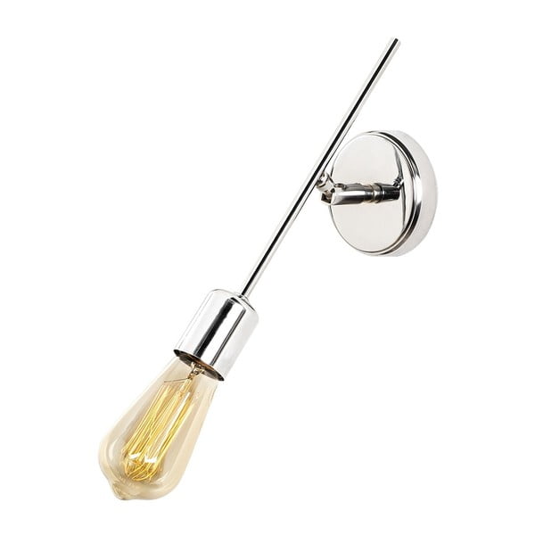 Aplică de perete argintie cu alimentare la priză Mizrak – Opviq lights-image-1