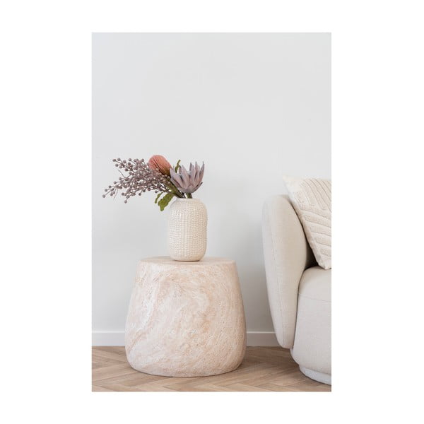 Măsuță de grădină rotundă din piatră ø 47,5 cm Bonn – House Nordic-image-3