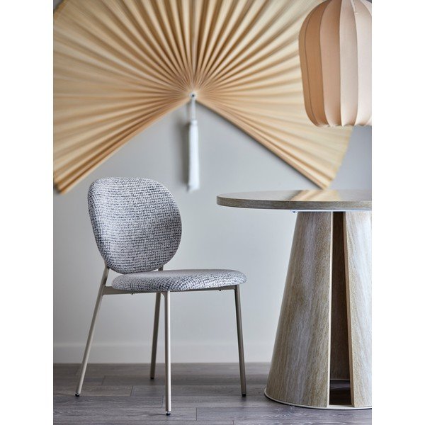 Scaun de dining gri din material textil Percey – Bloomingville-image-3