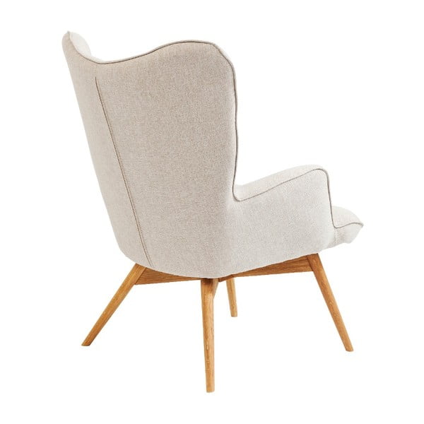 Fotoliu Kare Design Vicky Ecru, alb-image-2