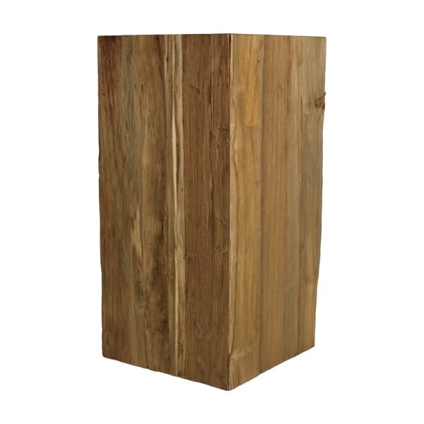 Taburet din lemn de tec HSM Collection Pillar