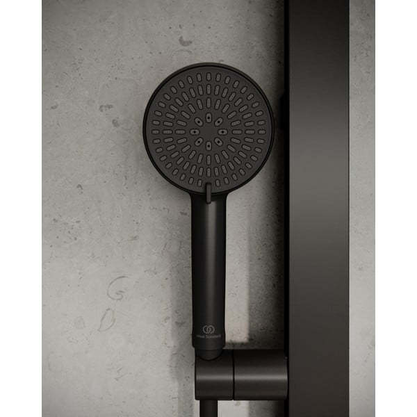 Cap de duș negru mat din plastic ALU+ – Ideal Standard-image-1