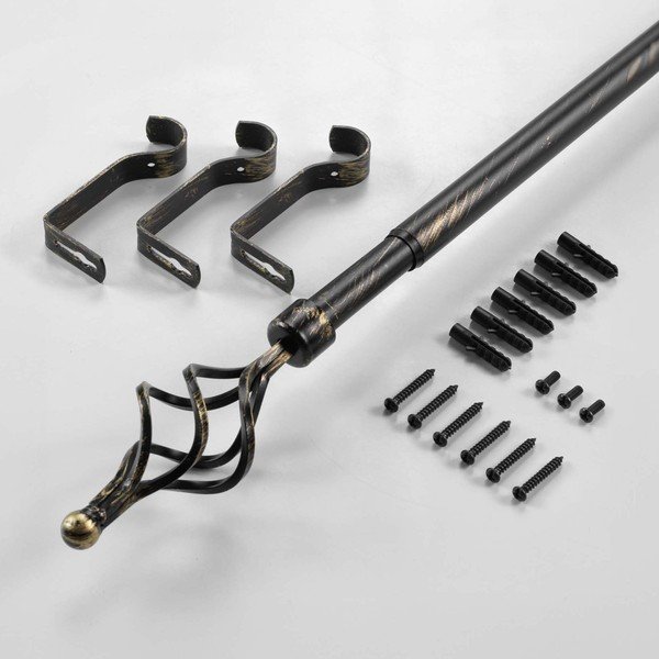 Galerie de perdea 120 - 210 cm extensibilă din metal Tempo – douceur d'intérieur-image-4
