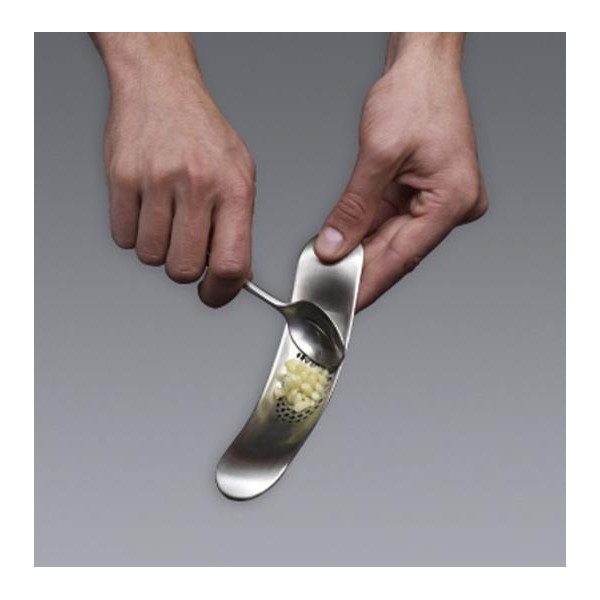 Presă usturoi din oțel inoxidabil Joseph Joseph Garlic Rocker-image-1