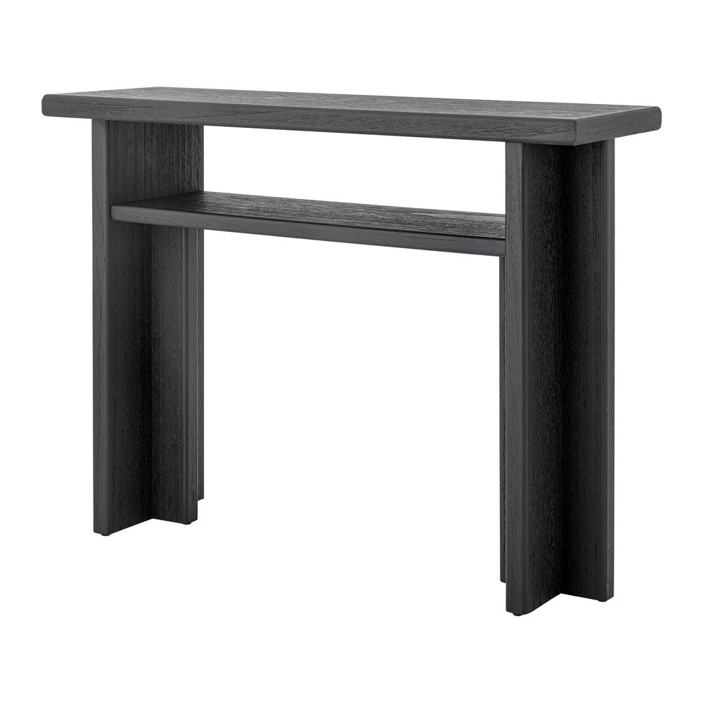 Masă consolă neagră 32x110 cm Cupa – Bloomingville