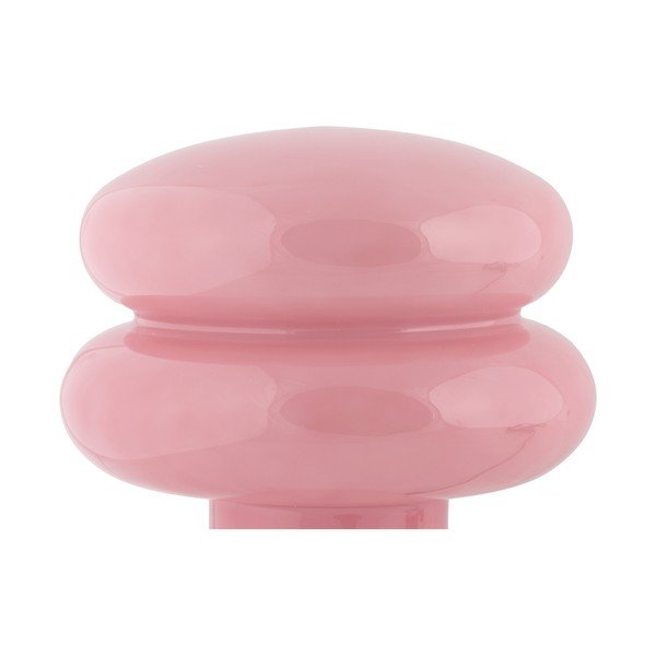 Veioză roz din sticlă (înălțime 24 cm) Incesante – Leitmotiv-image-2