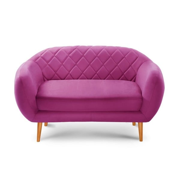 Canapea pentru 2 persoane Scandi by Stella Cadente Maison Diva, violet