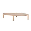 Măsuță de cafea în culoare naturală din lemn de stejar 100x180 cm Kulin – Gazzda