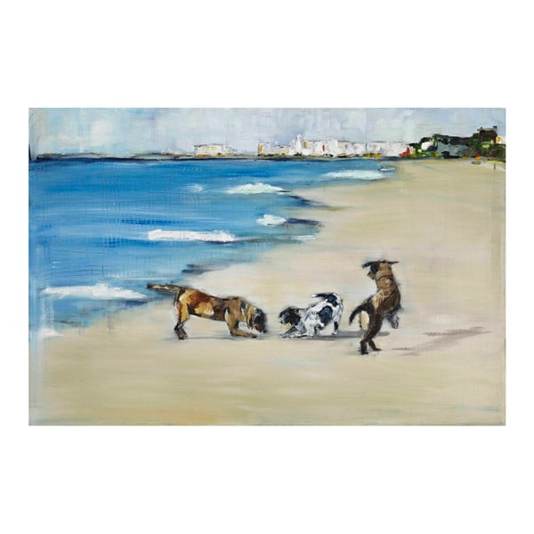 Tablou Marmont Hill Dog's Play, 45 x 30 cm