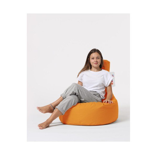 Fotoliu bean bag portocaliu Lina – Floriane Garden-image-2