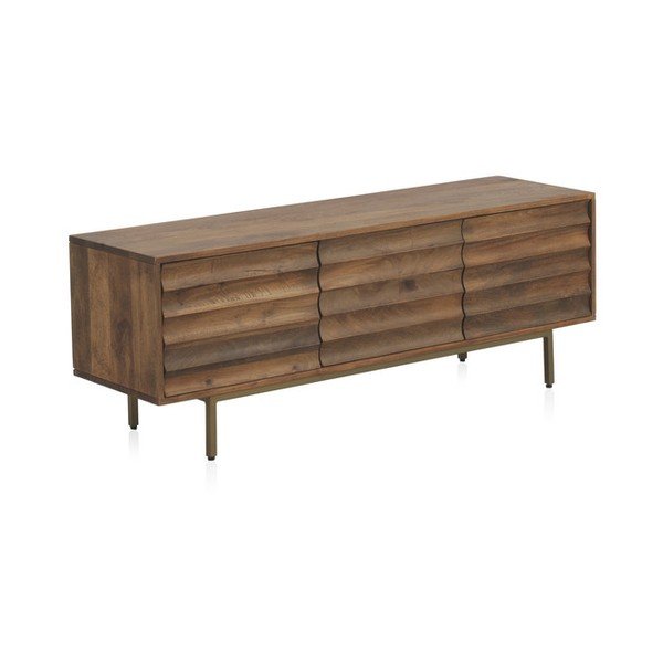 Comodă TV din lemn de mango 140x51 cm Ripple – Geese-image-3