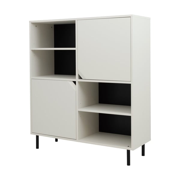 Bibliotecă albă 118x137 cm Corner - Tenzo-image-2