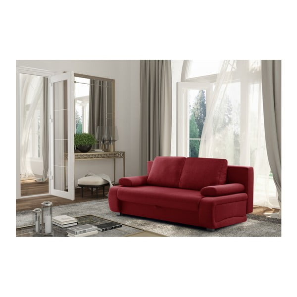 Canapea extensibilă Interieur De Famille Paris Bonheur, roșu-image-4