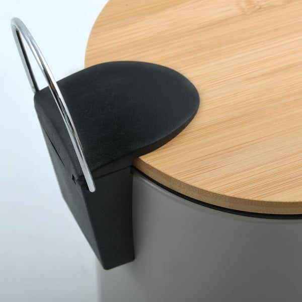 Coș de gunoi taupe cu pedală din oțel 3 l   Adonis – Spirella-image-3