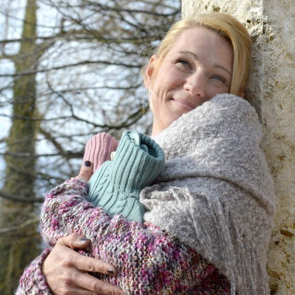 Termofor cu înveliș tricotat Classic - Hugo Frosch-image-1