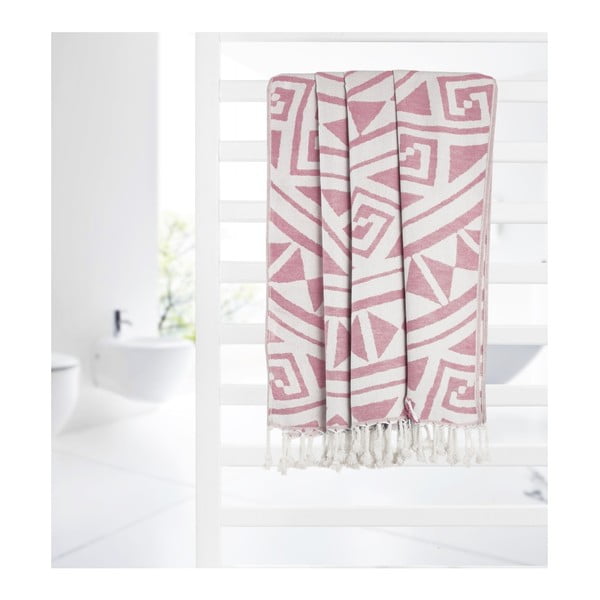 Prosop hammam Kate Louise Mirabelle, 165 x 100 cm, roz-image-3