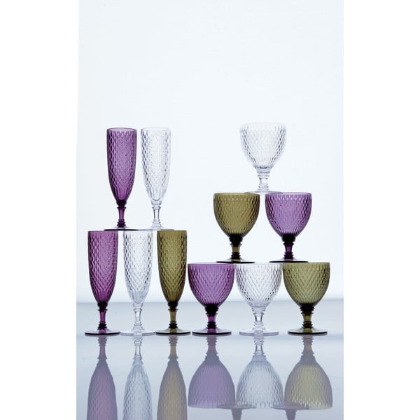 Pahar pentru vin, Kinto Rosette, albastru-image-1