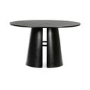Masă dining rotundă Teulat Cep, ø 137 cm, negru