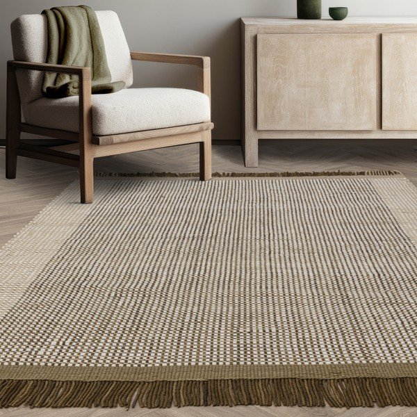 Covor maro deschis handmade din lână 200x290 cm Avalon – Asiatic Carpets-image-1