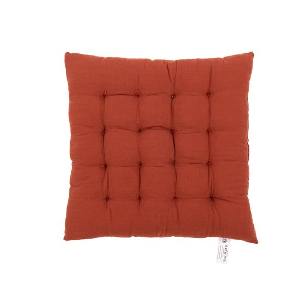 Pernă pentru scaun Tiseco Home Studio, 40 x 40 cm, maro-portocaliu