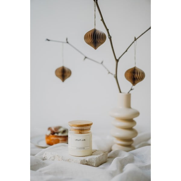 Lumânare parfumată din ceară de soia timp de ardere 40 h #73 Pumpkin Cream – Perfumed Prague-image-2