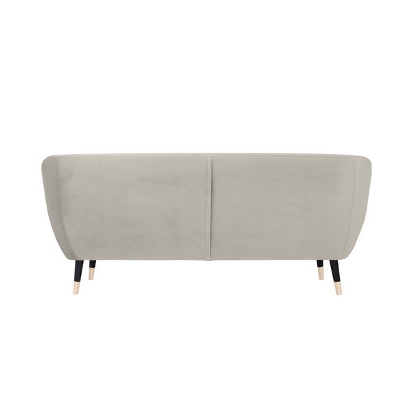 Canapea cu picioare negre Mazzini Sofas AMELIE. crem, 188 cm-image-4