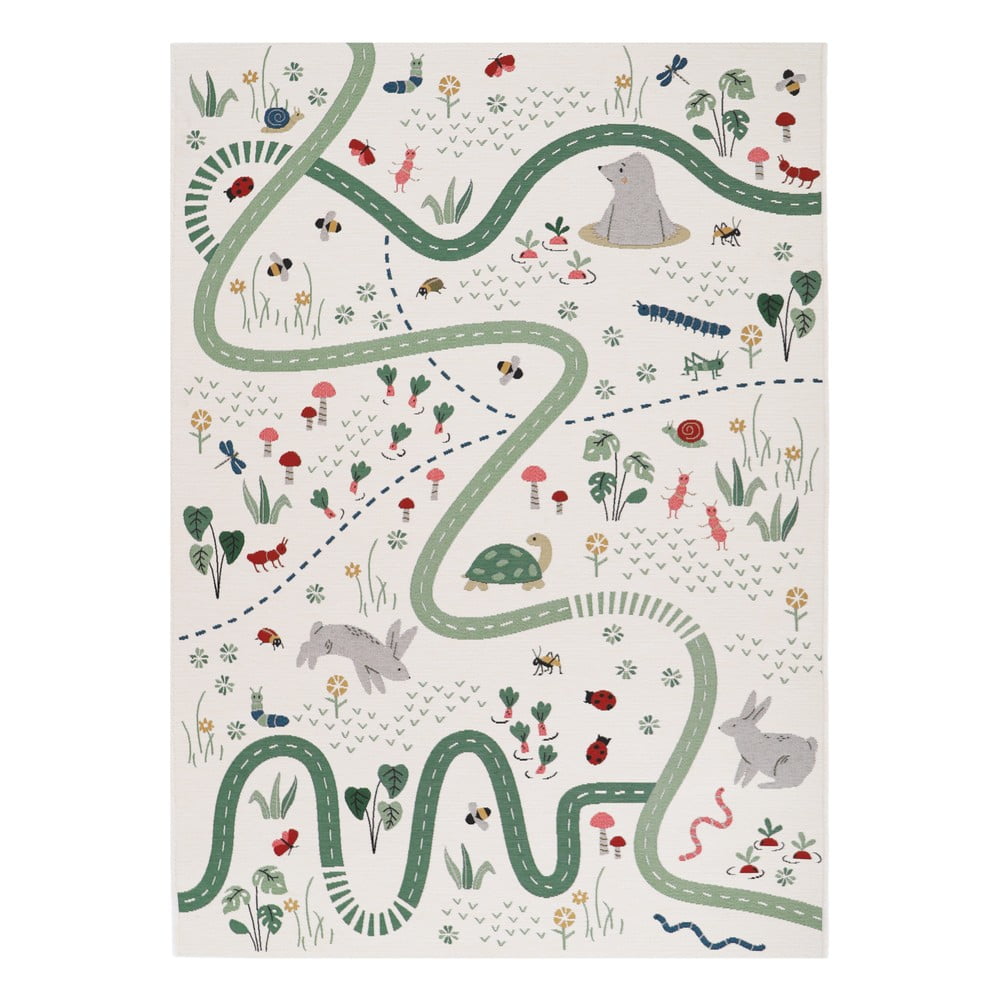 Covor de joacă pentru copii crem 123x180 cm Garden Life – Nattiot