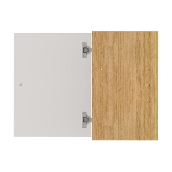 Modul cu uși pentru sistem de rafturi modulare gri 33x43,5 cm Z Cube - Tenzo-image-4