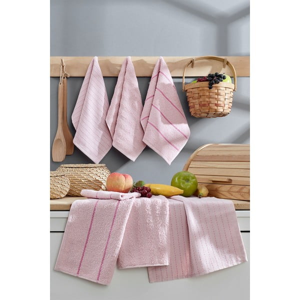 Prosoape de vase 6 buc. din bumbac 30x50 cm Sofya – Foutastic