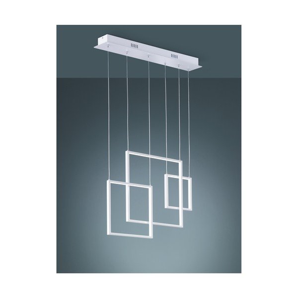 Lustră LED Trio Tucson, înălțime 150 cm, alb-image-1