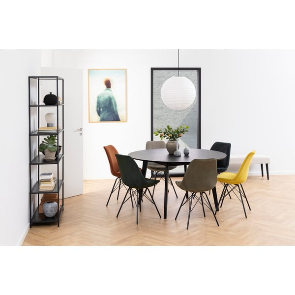 Scaun de sufragerie gri închis Eris - Actona-image-2