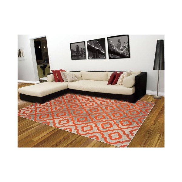 Covor Webtappeti Evergreen, 92 x 152 cm, portocaliu-image-2