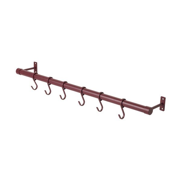 Cuier de perete burgundy din oțel inoxidabil 70 cm Hang-It – Mette Ditmer Denmark