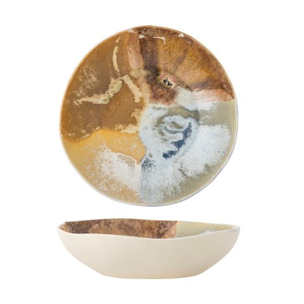 Bol mic crem din gresie 1,3 l Lacey – Bloomingville