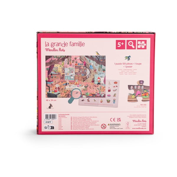Puzzle La Grande Familie – Moulin Roty-image-1