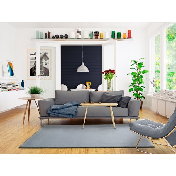 Covor Universal Berna Liso, 60 x 110 cm, gri-image-1