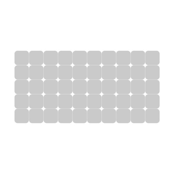 Autocolante pentru fereastră 50 buc. 10x10 cm Square Blackout – Ambiance-image-2