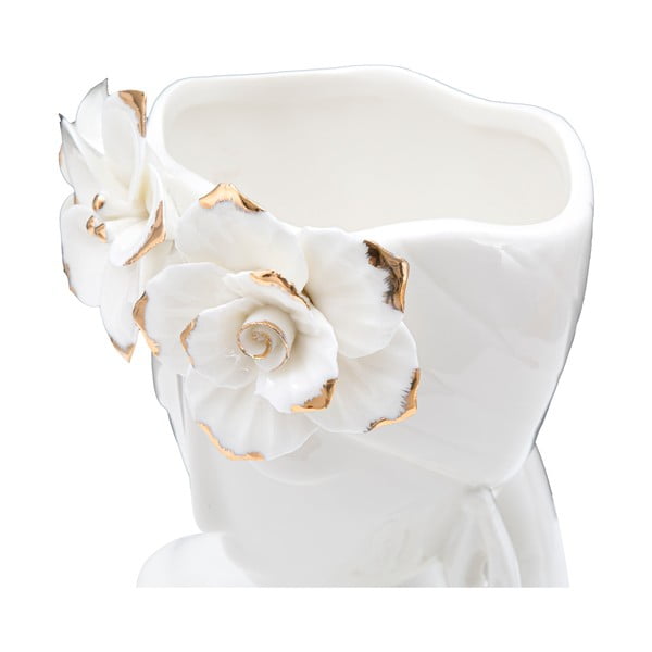 Vază din porțelan Mauro Ferretti Young Woman, alb-image-3