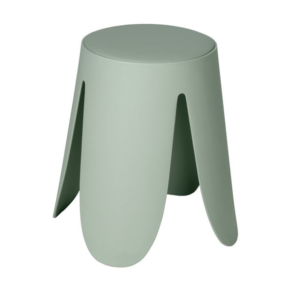 Scaun verde salvie stivuibil din plastic Comiso – Wenko