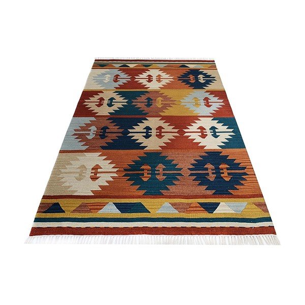 Covor lucrat manual Bakero Kilim 187, 230 x 170 cm-image-1