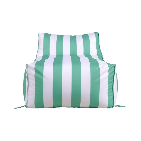 Beanbag pentru grădină alb-verde – Bonami Essentials-image-1