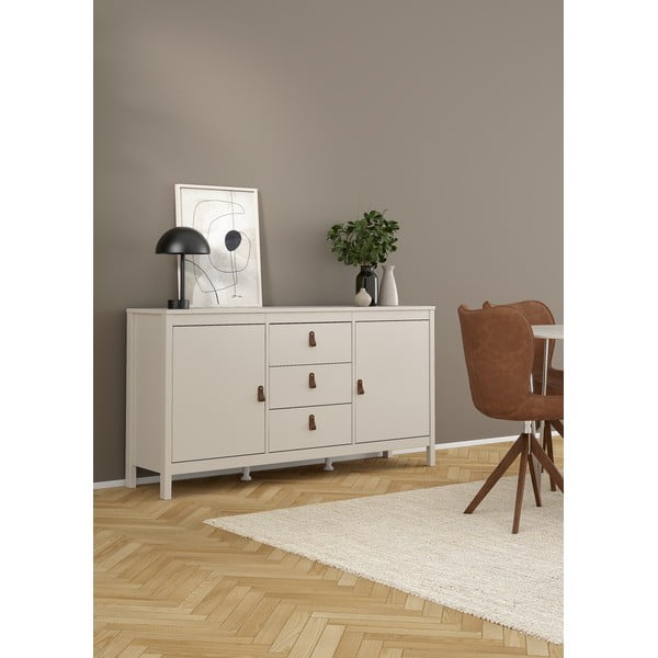 Comodă grej 152x80x38 cm Madrid – Tvilum-image-2