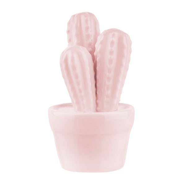 Cactus ceramic decorativ Miss Étoile, 13,5 cm, roz